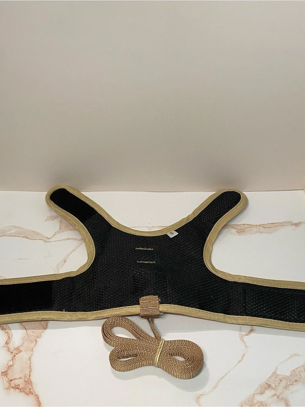 Pink Polka Dot Cat Padded Velcro Harness with Leash